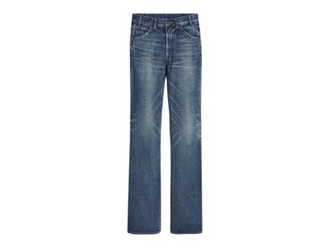 Women's Dark union wash denim serge flare jeans 